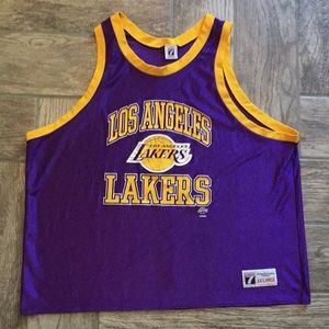 LOGO 7 Los Angeles Lakers Purple and Gold Tank Top